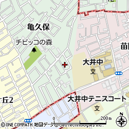 埼玉県ふじみ野市亀久保676周辺の地図