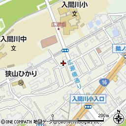 埼玉県狭山市鵜ノ木4-20周辺の地図