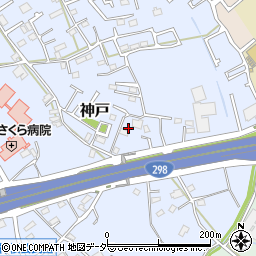 埼玉県川口市神戸周辺の地図