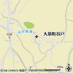 山梨県北杜市大泉町谷戸579周辺の地図