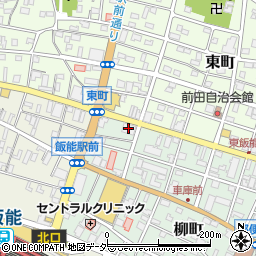 武蔵野銀行飯能支店周辺の地図