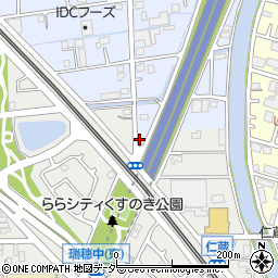 埼玉県三郷市仁蔵173周辺の地図