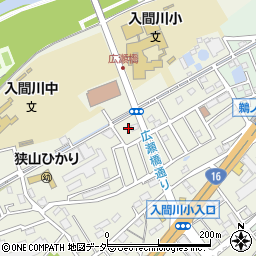 埼玉県狭山市鵜ノ木4-22周辺の地図