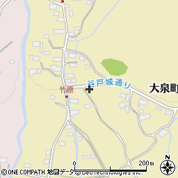 山梨県北杜市大泉町谷戸588周辺の地図