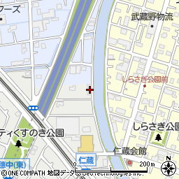 埼玉県三郷市仁蔵168周辺の地図