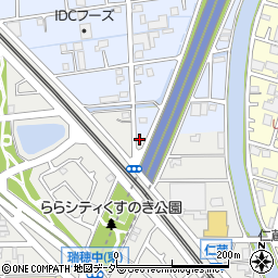 埼玉県三郷市仁蔵174周辺の地図