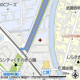 埼玉県三郷市仁蔵175周辺の地図