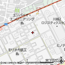 埼玉県川越市下赤坂623-35周辺の地図