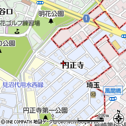 埼玉県さいたま市南区円正寺515-29周辺の地図