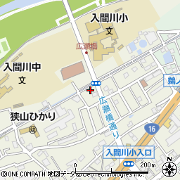 埼玉県狭山市鵜ノ木4-25周辺の地図