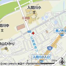 埼玉県狭山市鵜ノ木4-28周辺の地図