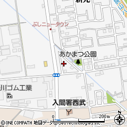 埼玉県入間市新光250周辺の地図