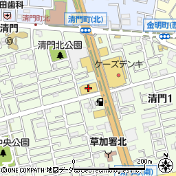 ブリヂストンタイヤジャパン株式会社埼玉カンパニー東部営業所周辺の地図
