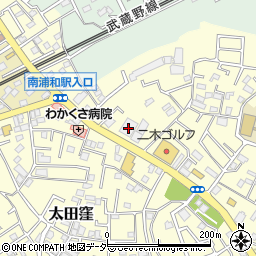 ＨＹＰＥＲＦＩＴ２４　南浦和店周辺の地図