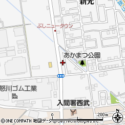 埼玉県入間市新光250-16周辺の地図