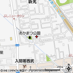 埼玉県入間市新光300-49周辺の地図