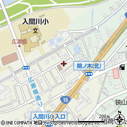 埼玉県狭山市鵜ノ木4-42周辺の地図