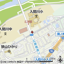 埼玉県狭山市鵜ノ木5-12周辺の地図