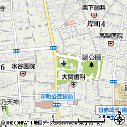 調神社周辺の地図