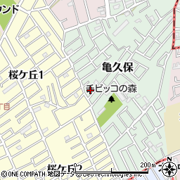 埼玉県ふじみ野市亀久保661周辺の地図