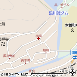 横橋周辺の地図