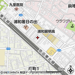 ＪＲ東日本岸町アパート周辺の地図