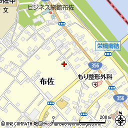 千葉県我孫子市布佐2509-1周辺の地図