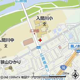 埼玉県狭山市鵜ノ木5-32周辺の地図
