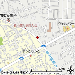 埼玉県狭山市祇園22周辺の地図
