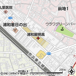埼玉県さいたま市浦和区東岸町10周辺の地図