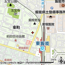 タイムズ東飯能駅西口駐車場周辺の地図