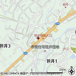 東京とんこつとんとら狭山店周辺の地図