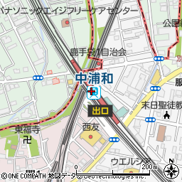 埼玉県さいたま市南区周辺の地図