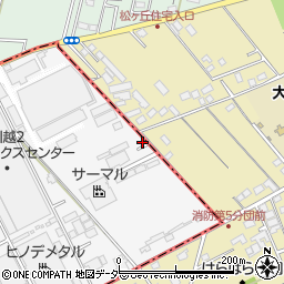 埼玉県川越市下赤坂569-8周辺の地図