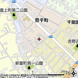 千葉県柏市豊平町4-8周辺の地図