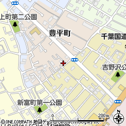 千葉県柏市豊平町4-3周辺の地図