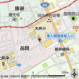 ふじみ野市役所　大井郷土資料館周辺の地図