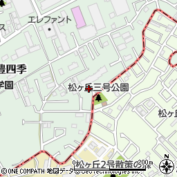 笹原第三公園周辺の地図