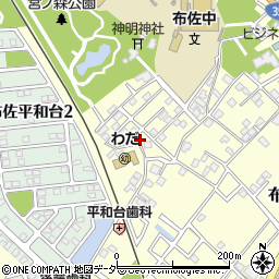 千葉県我孫子市布佐1260-2周辺の地図