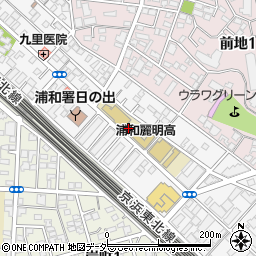 埼玉県さいたま市浦和区東岸町10-36周辺の地図