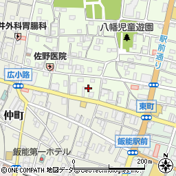 埼玉県飯能市八幡町3-3周辺の地図