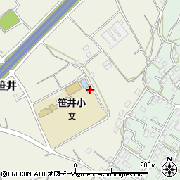 埼玉県狭山市笹井1701周辺の地図