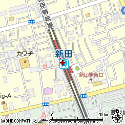 東武ストア新田店周辺の地図