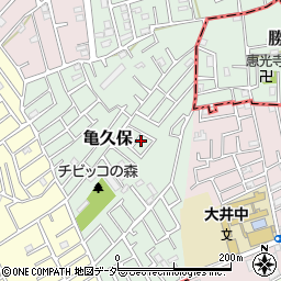 埼玉県ふじみ野市亀久保666周辺の地図