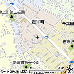 千葉県柏市豊平町4周辺の地図