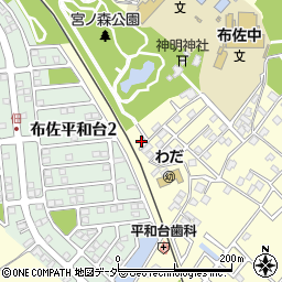 千葉県我孫子市布佐1251-5周辺の地図