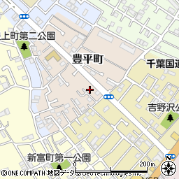 千葉県柏市豊平町4-20周辺の地図