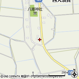 千葉県成田市西大須賀1432-1周辺の地図