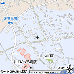 埼玉県川口市神戸217周辺の地図