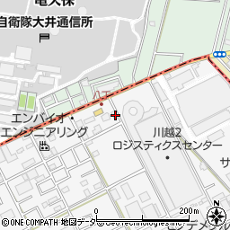 埼玉県川越市下赤坂612周辺の地図